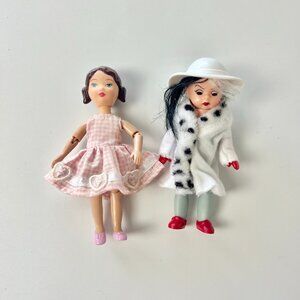 Alexander Doll Company Bundle of 2 dolls - jointed ballerina, cruella de vil